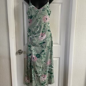 Zara Linen Floral Maxi Dress Med WhimsyGoth Dainty Coquette Feminine CottageCore
